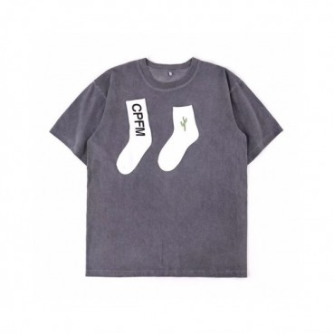 [카니예웨스트]Kanye west 2020 Mm/Wm Logo Oversize Cotton Short Sleeved Tshirts - 카니예 웨스트 2020 남자 로고 오버사이즈 코튼 반팔티 Kany0046x.Size(m 