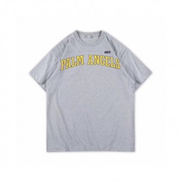 [팜 엔젤스]Palm Angels 2020 Mm/Wm Logo Cotton Short Sleeved Tshirts - 팜 엔젤스 2020 남자 로고 코튼 반팔티셔츠 Pam0075x.Size(m 