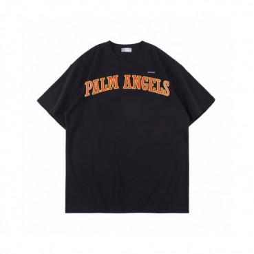 [팜 엔젤스]Palm Angels 2020 Mm/Wm Logo Cotton Short Sleeved Tshirts - 팜 엔젤스 2020 남자 로고 코튼 반팔티셔츠 Pam0074x.Size(m 