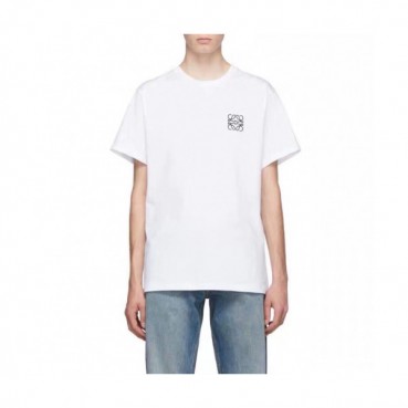 [로에베]Loewe 2020 Mm/Wm Logo Cotton Short Sleeved Tshirts - 로에베 2020 남자 로고 코튼 반팔티 loe0143x.Size(s 