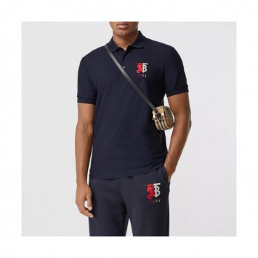 [버버리]Burberry 2019 Mens Logo Cotton Polo Short Sleeved Tshirts - 버버리 2019 남성 로고 코튼 폴로 반팔티 Bur01832x.Size(m 