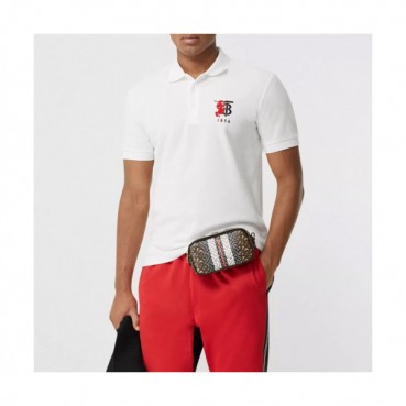 [버버리]Burberry 2019 Mens Logo Cotton Polo Short Sleeved Tshirts - 버버리 2019 남성 로고 코튼 폴로 반팔티 Bur01831x.Size(m 