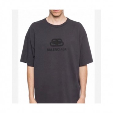 [발렌시아가]Balenciaga 2019 Mm/Wm Logo Cotton Short Sleeved Tshirt - 발렌시아가 2019 남자 로고 오버사이즈 코튼 반팔티 Bal0422x.Size(xs 