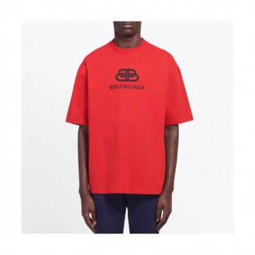 [발렌시아가]Balenciaga 2019 Mm/Wm Logo Cotton Short Sleeved Tshirt - 발렌시아가 2019 남자 로고 오버사이즈 코튼 반팔티 Bal0420x.Size(xs 