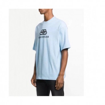 [발렌시아가]Balenciaga 2019 Mm/Wm Logo Cotton Short Sleeved Tshirt - 발렌시아가 2019 남자 로고 코튼 반팔티 Bal0419x.Size(xs 