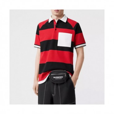 [버버리]Burberry 2019 Mens Logo Cotton Polo Short Sleeved Tshirts - 버버리 2019 남성 로고 코튼 폴로 반팔티 Bur01804x.Size(m 
