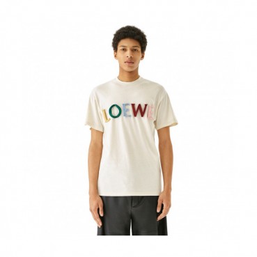 [로에베]Loewe 2020 Mm/Wm Logo Cotton Short Sleeved Tshirts - 로에베 2020 남자 로고 코튼 반팔티 loe0132x.Size(xs 