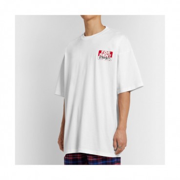 [베트멍]Vetements 2020 Mm/Wm Printing Logo Cotton Short Sleeved Oversize Tshirts - 베트멍 2020 남자 프린팅 로고 코튼 오버사이즈 반팔티 Vet0045x.Size(xs 