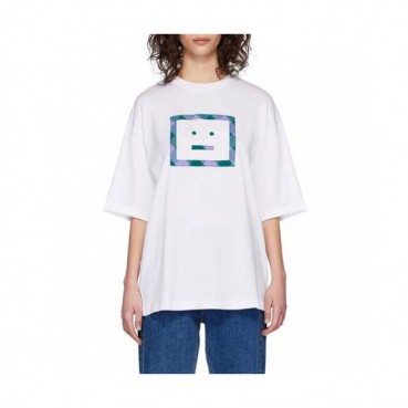 Acne 2019 Studios Mm/Wm Logo Cotton Short Sleeved Tshirt  - 아크네 스튜디오 2019 남자 로고 코튼 반팔티 Acn0046x.Size(2xs 