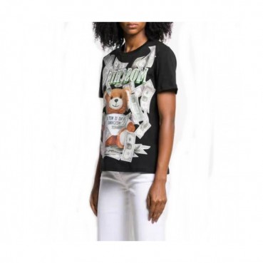 [모스키노]Moschino 2019 Mm/Wm Logo Cotton Short Sleeved Tshirt - 모스키노 2019 남자 로고 코튼 반팔티 Mos0063x.Size(xs 