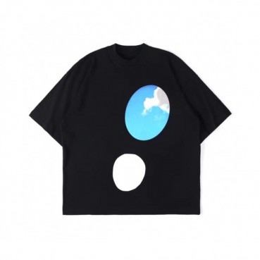 Kanye west 2019 Mm/Wm Logo Oversize Cotton Short Sleeved Tshirt - 카니예 웨스트 2019 남자 로고 오버사이즈 코튼 반팔티 Kany0038x.Size(m 