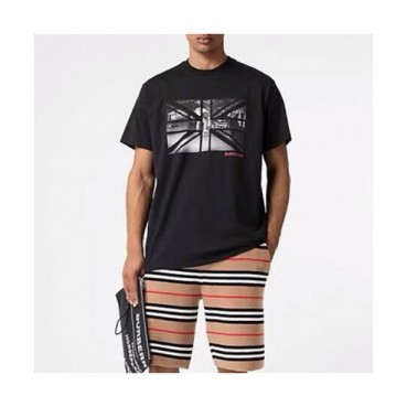 [버버리]Burberry 2019 Mm/Wm Logo Cotton Short Sleeved Tshirts - 버버리 2019 남자 로고 코튼 반팔티 Bur01750x.Size(m 
