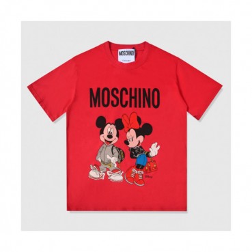 [모스키노]Moschino 2019 Mm/Wm Logo Cotton Short Sleeved Tshirt - 모스키노 2019 남자 로고 코튼 반팔티 Mos0057x.Size(s 