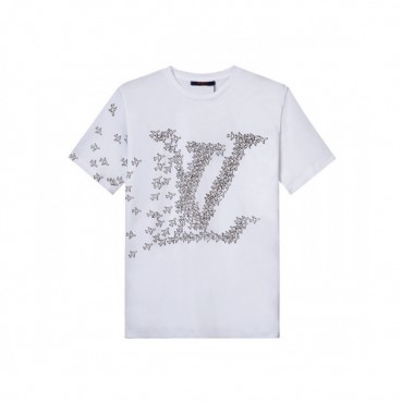 [루이비통]Louis vuitton 2019 Mens Crew -neck Cotton Short Sleeved Tshirt 