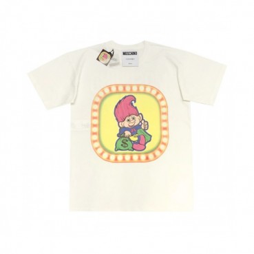 [모스키노]Moschino 2019 Mm/Wm Logo Cotton Short Sleeved Tshirt - 모스키노 2019 남자 로고 코튼 반팔티 Mos0056x.Size(s 