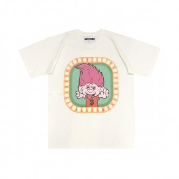 [모스키노]Moschino 2019 Mm/Wm Logo Cotton Short Sleeved Tshirt - 모스키노 2019 남자 로고 코튼 반팔티 Mos0055x.Size(s 