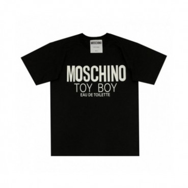 [모스키노]Moschino 2019 Mm/Wm Logo Cotton Short Sleeved Tshirt - 모스키노 2019 남자 로고 코튼 반팔티 Mos0053x.Size(s 