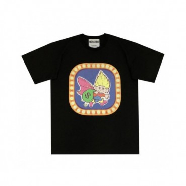 [모스키노]Moschino 2019 Mm/Wm Logo Cotton Short Sleeved Tshirt - 모스키노 2019 남자 로고 코튼 반팔티 Mos0050x.Size(s 