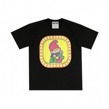 [모스키노]Moschino 2019 Mm/Wm Logo Cotton Short Sleeved Tshirt - 모스키노 2019 남자 로고 코튼 반팔티 Mos0049x.Size(s 