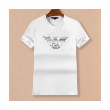 [알마니]Armani 2019 Mens Logo Cotton Short Sleeved Tshirts - 알마니 2019 남성 로고 코튼 반팔티 Arm0483x.Size(m 
