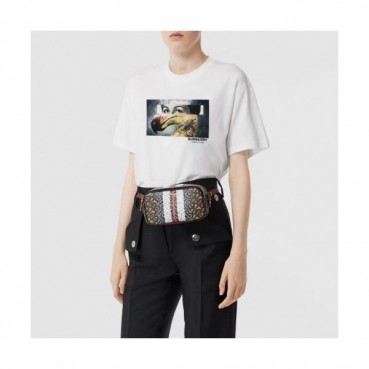 [매장판]Burberry 2019 Mm/Wm Logo Cotton Short Sleeved Tshirt - 버버리 2019 남자 로고 코튼 반팔티 Bur01714x.Size(s 