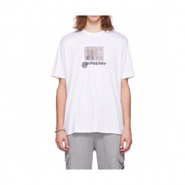 [매장판]Burberry 2019 Mm/Wm Logo Cotton Short Sleeved Tshirt - 버버리 2019 남자 로고 코튼 반팔티 Bur01699x.Size(m 