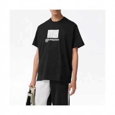 [매장판]Burberry 2019 Mm/Wm Logo Cotton Short Sleeved Tshirt - 버버리 2019 남자 로고 코튼 반팔티 Bur01698x.Size(m 