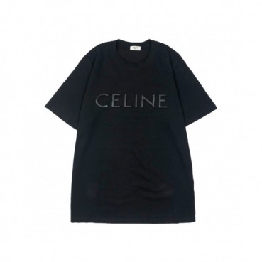 Celine 2019  Mm/Wm Hedi Slimane Logo Cotton Short Sleeved Oversize Tshirt - 셀린느 남자 로고 코튼 오버사이즈 반팔티 Cel0050x.Size(xs 