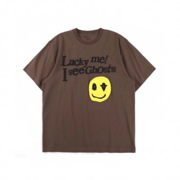 Kanye west 2019 Mm/Wm Logo Oversize Cotton Short Sleeved Tshirt - 카니예 웨스트 2019 남자 로고 오버사이즈 코튼 반팔티 Kany0032x.Size(m 