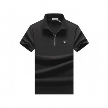 Dior 2019 Mens Logo Silket Short Sleeved Polo Tshirt -디올 2019 남성 로고 실켓 폴로 반팔티 Dio0444x.Size(m 