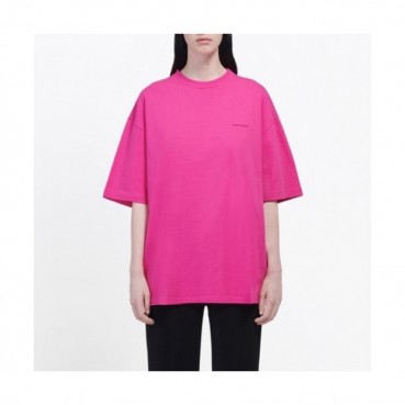 Balenciaga 2019 Mm/Wm Oversize Logo Cotton Short Sleeved Tshirt - 발렌시아가 남자 오버사이즈 로고 코튼 반팔티 Bal0383x.Size(xs 