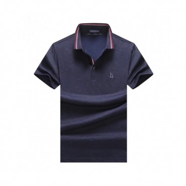 Hazzys 2019 Mens Business Cotton Polo Short Sleeved Tshirt - 헤지스 2019 남성 비지니스 코튼 폴로 반팔티 Haz007x.Size(m 