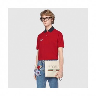 [매장판]Gucci 2019 Mm/Wm Logo Cotton Polo Short Sleeved Tshirt - 구찌 2019 남자 로고 폴로 코튼 반팔티 Guc01770x.Size(xs 