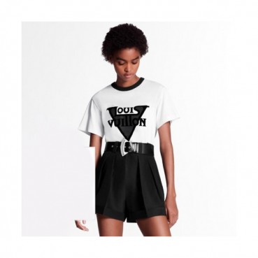Louis vuitton 2019 Mm/Wm Crew -neck Cotton Short Sleeved Tshirt 