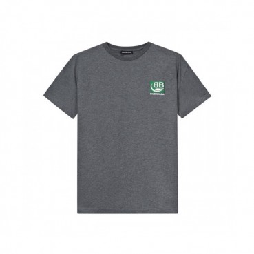 Balenciaga 2019 Mm/Wm Oversize Logo Cotton Short Sleeved Tshirt - 발렌시아가 남자 오버사이즈 로고 코튼 반팔티 Bal0374x.Size(xs 
