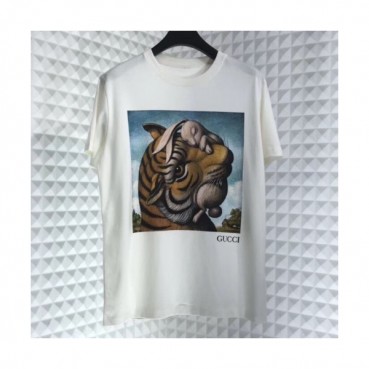 [매장판]Gucci 2019 Mm/Wm Logo Cotton Short Sleeved Tshirt - 구찌 2019 남자 로고 코튼 반팔티 Guc01703x.Size(s 