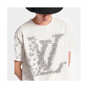 Louis vuitton 2019 Mens Crew-neck Cotton Short Sleeved Tshirt 