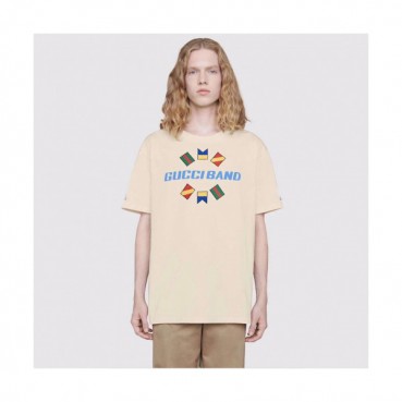 [매장판]Gucci 2019 Mm/Wm Logo Cotton Short Sleeved Tshirt - 구찌 2019 남자 로고 코튼 반팔티 Guc01626x.Size(s 