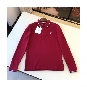 Mocler 2019 Mens Logo Silket Tshirt- 몽클레어 남성 로고 실켓 티셔츠 MONTS0066.Size(M
