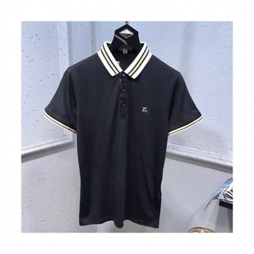 Burberry 2019 Mens Logo Silket Short Tshirt- 버버리 남성 로고 실켓 반팔티 BURTS0058.Size(M