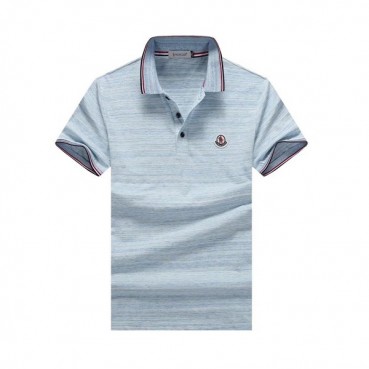 Mocler 2019 Mens Logo Silket Short Tshirt- 몽클레어 남성 로고 실켓 반팔티 MONTS0032.Size(M