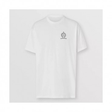 Chrome hearts 2019 Mens Logo Silket Short Tshirt- 크롬하츠 남성 로고 실켓 반팔티 CHRTS0001.Size(M