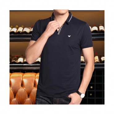 Armani 2019 Mens Logo Cotton Short Tshirt- 알마니 남성 로고 코튼 반팔티 ARMTS0003.Size(M