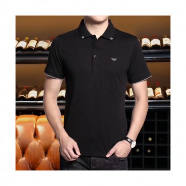 Armani 2019 Mens Logo Cotton Short Tshirt- 알마니 남성 로고 코튼 반팔티 ARMTS0002.Size(M