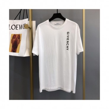 Givenchy 2019 Mens Logo Cotton Short Sleeved Tshirt -지방시 남성 로고 코튼 반팔티 Givts0027.Size(m