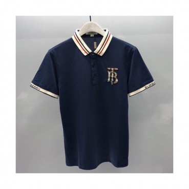 Burberry 2019 Mens Logo Cotton Short Sleeved Tshirt -버버리 남성 로고 코튼 반팔티 Burts0100.Size(m 