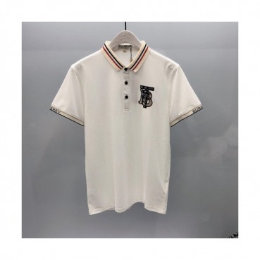 Burberry 2019 Mens Logo Cotton Short Sleeved Tshirt -버버리 남성 로고 코튼 반팔티 Burts0100.Size(m 