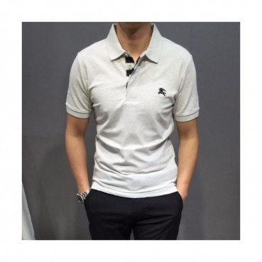 Burberry 2019 Mens Logo Cotton Short Tshirt- 버버리 남성 로고 코튼 반팔티 Burts0097.Size(M