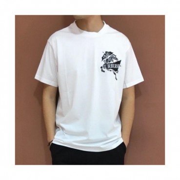 Burberry 2019 Mens Logo Cotton Short Sleeved Tshirt - 버버리 남성 로고 코튼 반팔티 Burts0092.Size(M
