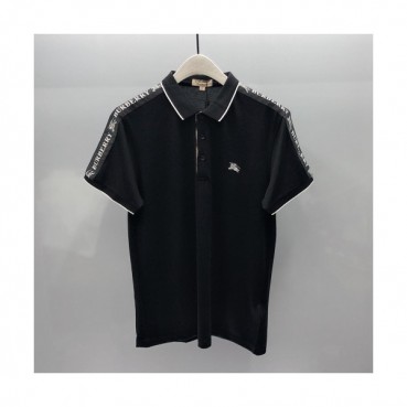 Burberry 2019 Mens Logo Cotton Short Sleeved Polo Tee - 버버리 남성 로고 코튼 폴로 반팔티 BurPT0087.Size(M
